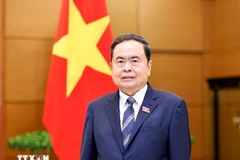 越南国会主席陈青敏。图自越通社