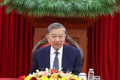 越共中央总书记苏林。图自越通社