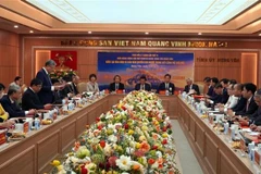 越南共产党与日本共产党第十一次理论交流会场景。图自越通社