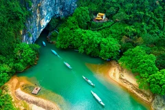 广平省风芽-格邦国家公园是游客青睐的旅游目的地。图片来源：越通社