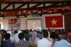 各代表共同聆听越共中央总书记苏林在越南国庆80周年庆典上的讲话。图自Vietnam+