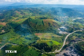 高平省地质公园南卡火山。图自越通社