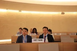 联合国人权理事会通过由越南共同提案的决议。图自越通社