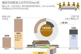 越南全国新成立合作社共5641家