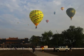 2017年国际热气球节在顺化市举行。（图片来源：越通社）