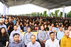 越南国家主席陈大光追悼会在宁平省举行（组图）
