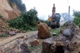 连日暴雨给越南西北地区多省造成严重损失（组图）
