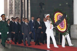 国际代表团悼念原越共中央总书记杜梅（组图）