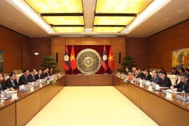 越南国会与老挝国会深化合作关系