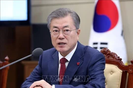 韩国总统文在寅对柬埔寨进行正式访问