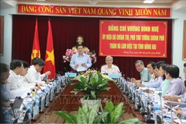 政府副总理王廷惠：同奈省应促进城镇化与工业化协调发展
