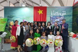 越南企业参加在韩国举行的2019年国际农业展览会