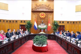 越南政府总理阮春福与荷兰首相马克·吕特举行会谈