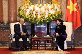越南国家副主席邓氏玉盛会见泰国最高法院代表团