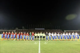 国际足球友谊赛：越南U22球队与阿联酋U22球队握手言和