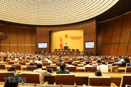 越南第十四届国会第七次会议：表决通过两项决议 讨论两部法案