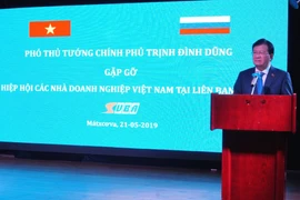 越南政府副总理郑廷勇会见在俄越南企业