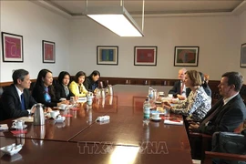越南妇女联合会代表团对德国进行访问