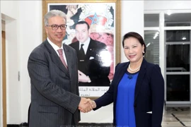 国会主席阮氏金银会见摩洛哥王国马拉喀什大区总督