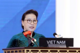 阮氏金银出席各国议联第140届大会全体会议并发表重要讲话