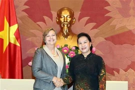 越南国会主席阮氏金银会见联合国儿童基金会驻越首席代表