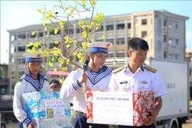 越南海洋岛屿：为海上军民送年货、送温暖