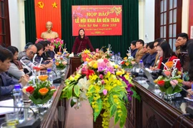 努力确保南定省陈祠开印仪式安全顺利举行