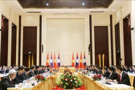 越南政府副总理郑廷勇访问老挝