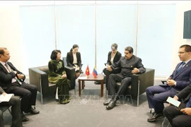 第18届不结盟运动峰会：邓氏玉盛会见各国领导