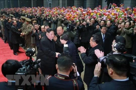 朝中社：朝鲜最高领导人金正恩结束访越行程回到平壤