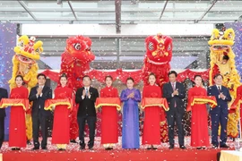 越南国会主席阮氏金银视察和乐高新技术园区