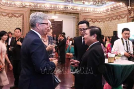 胡志明市领导春节前与各国驻胡志明市代表机构代表会面