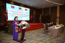 柬老越三国国会对外委员会第七次会议在广宁省举行