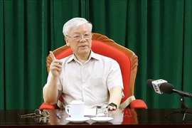 越共中央总书记、国家主席阮富仲主持召开领导骨干会议