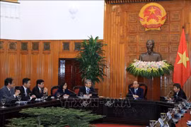 越南政府总理阮春福会见日越经济委员会代表团
