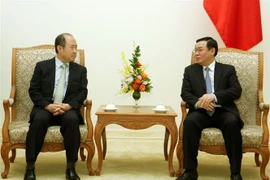 王廷惠副总理会见韩国外交部负责经济事务的副部长云康贤