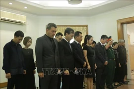 越南原国家主席黎德英吊唁仪式在印度尼西亚等国家举行