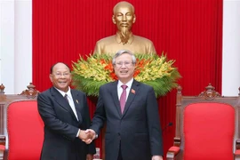 陈国旺同志会见柬埔寨国会高级代表团
