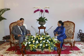 胡志明市市委副书记武氏蓉会见古巴革命保护委员会主席