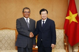 政府副总理郑廷勇会见中国台湾仁宝集团副董事长陈瑞聪