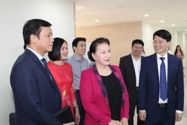 越南国会主席阮氏金银出席《人民代表报》更名升级10周年纪念活动