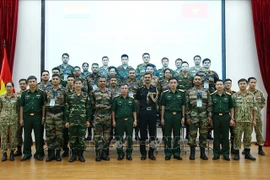 2019年越南—印度联合国维和行动沙盘模拟联合演练在河内举行