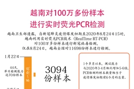 图表新闻：越南对100万多份样本进行实时荧光PCR检测