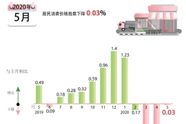 图表新闻：今年5月越南居民消费价格指数下降0.03%