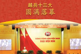 图表新闻：越共十三大完成所有议程，胜利闭幕