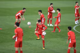 Asian Cup 2019:越南球队为迎战伊拉克球队做好准备（组图）