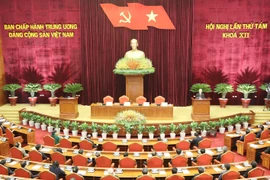 越共十二届八中全会发布会议公报