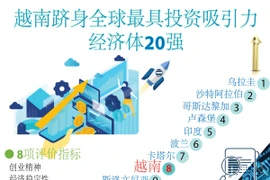 图表新闻：越南跻身全球最具投资吸引力经济体20强
