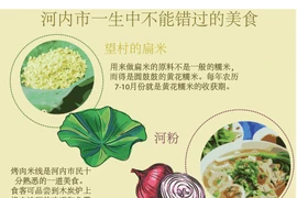 图表新闻：河内市一生中不能错过的美食