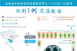 图表新闻：越南仅剩1例新冠肺炎患者还在救治